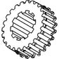 PTO Gear Hub 1872271M1 Fits Massey Ferguson 135 240 250 275 360 375