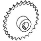 WN-187331C1-PEX Auger, Unloading, Drive Sprocket Fits International/CaseIH 1640