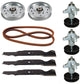 Deck Rebuild Kit Fits Cub Cadet GT 1554 54" - Spindles Blades Pulleys Belt