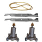 Belt, Blade, & Spindle Kit Fits AYP Replaces 187292 Made with Aramid