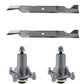 Blades & Spindles Kit for 46" Fits Husqvarna YTH21K46 532192870, 532 40 53-80, 1