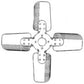 4 Blade Fan Fits Massey Ferguson Replaces 194046M1