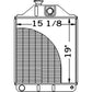 Radiator Fits Massey Ferguson Replaces 506244M91