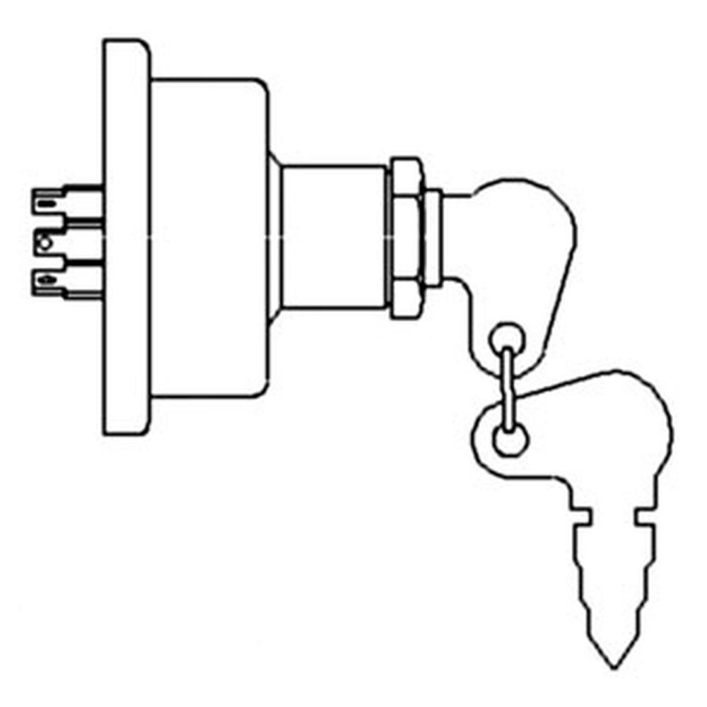 3 Prong Starter Switch Fits Massey Ferguson Replaces 194747M1