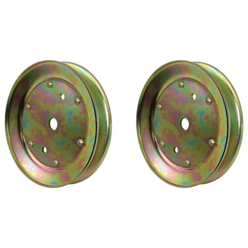 2 Pcs 195945 197473 532195945 Spindle Pulley 6-1/4 OD