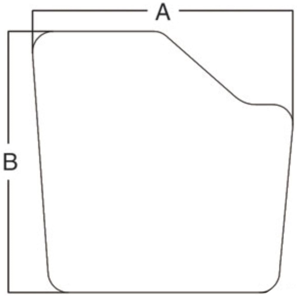 1975195C1 New RH / LH Non-Venting Door Glass Fits Case IH 595 685 695 885 895