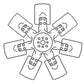 New Fan 7 Blade 1706-6567 Fits Case/IH 5120 5130 5140 1998741C2