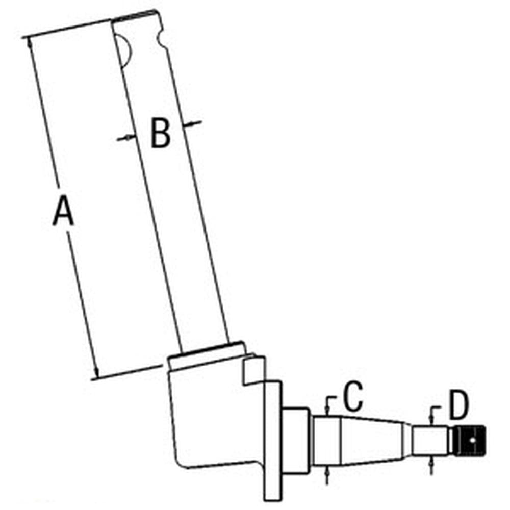 Spindle - Right Hand fits Oliver 550 Super 55 1EAS713A