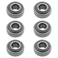 6 of Radial/Deep Groove Ball Bearing 0.640" Bore 40 MM OD & 0.72" Width 203KRR2