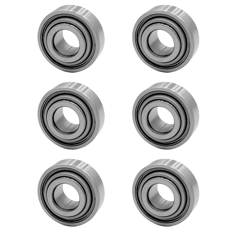 Qty 6: Bearing Fits Hesston Replaces 203KRR2