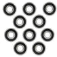 Qty 10: Sealed Pilot Bearing Fits Universal Products Replaces 204PP