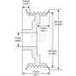 206-14000-JN J&N Electrical Products Pulley