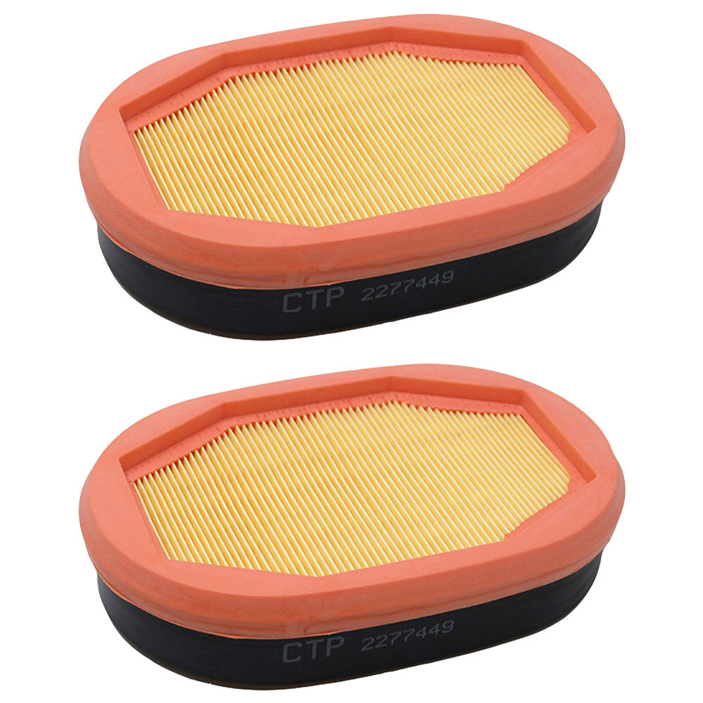 Qty 2: Air Filter Element Fits JCB Replaces 2277449