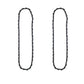 Qty 2: 20" Semi Chisel Chainsaw Chain Fits Oregon Replaces 22BPX081G