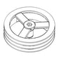 WN-238967A2-PEX Pulley, Jackshaft Drive, Feeder Fits International/CaseIH 2144