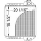 Radiator Fits Case IH Backhoe 570 580L 580SSL 590SL 4300 P85 234876A1 234876A2