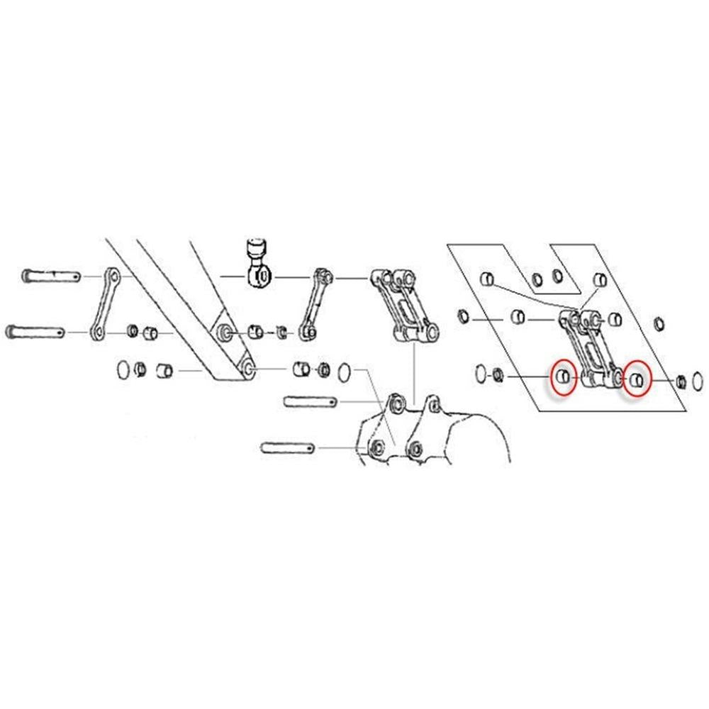 2405T1885 Bushing - Fits KOBELCO  SK150, SK160