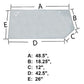 WN-240875A1-PEX Glass, Rear Fits International/CaseIH 8910 8920 8930 8940 8950