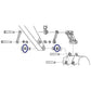 2445R220D6 Dipper Arm Seal fits Kobelco SK220, SK250, SK270