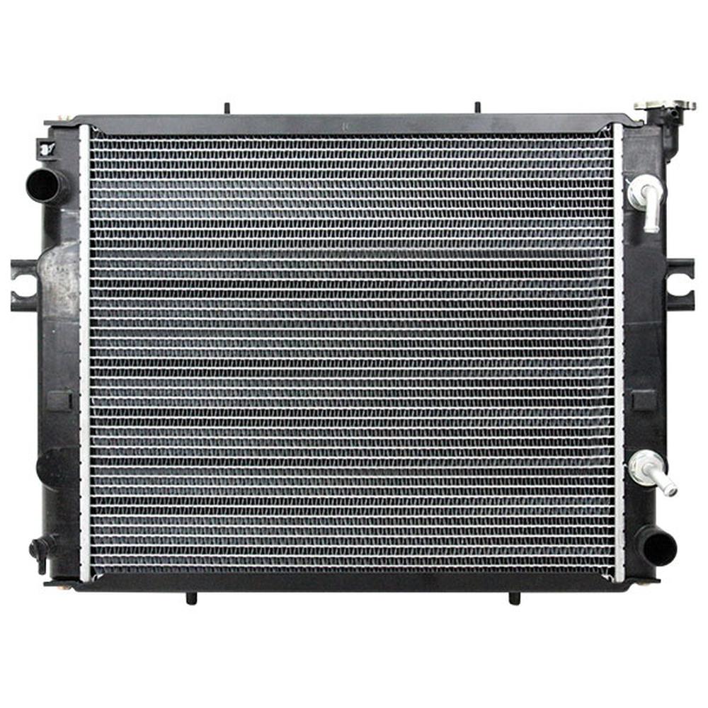 246329 Forklift Radiator  Fits Toyota - 20 5/8 x 17 5/8 x 1 7/8 Square Wave Core