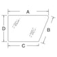 248725A1 LH Tinted Lower Door Glass Fits Case-IH Tractor 5120 5130 5140
