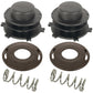 Qty 2: Trimmer Head Spool, Cover & Spring Fits Stihl Replaces 0000-997 1501