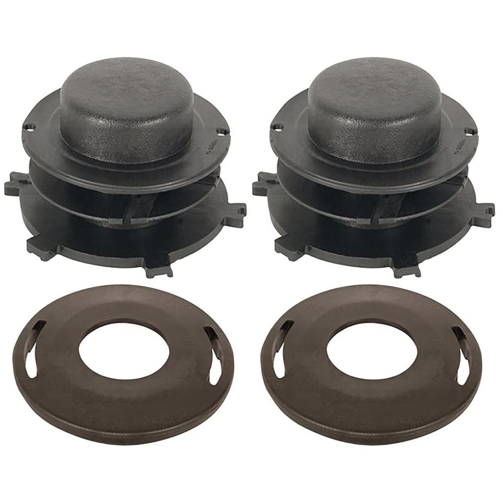 Qty 2: Trimmer Head Spool & Cap Cover Fits Stihl Replaces 4002-713-3017