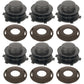 Qty 6: Trimmer Head Spool & Cap Cover Fits Stihl Replaces 4002-713-3017