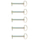 Qty 5: Hitch Pins with cotter pins 5/8 x 6 1/4 Fits John Deere Replaces PM14880