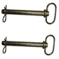 Qty 2: Swivel Handled Hitch Pins Fits John Deere Replaces PM17880