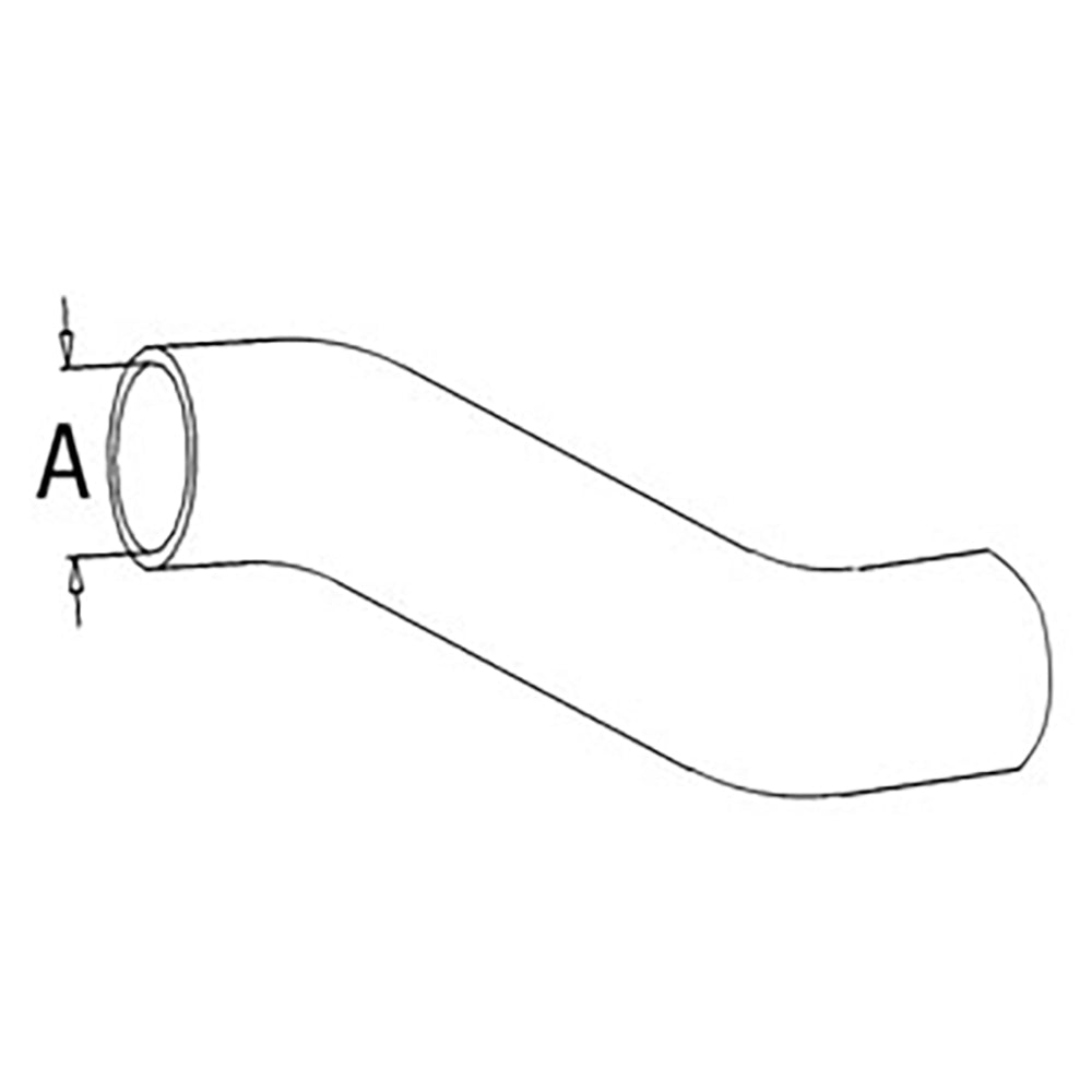 252305A1 Radiator Hose Lower Fits Case IH 7110 7120 7130 7140 7150 ++ Tractors