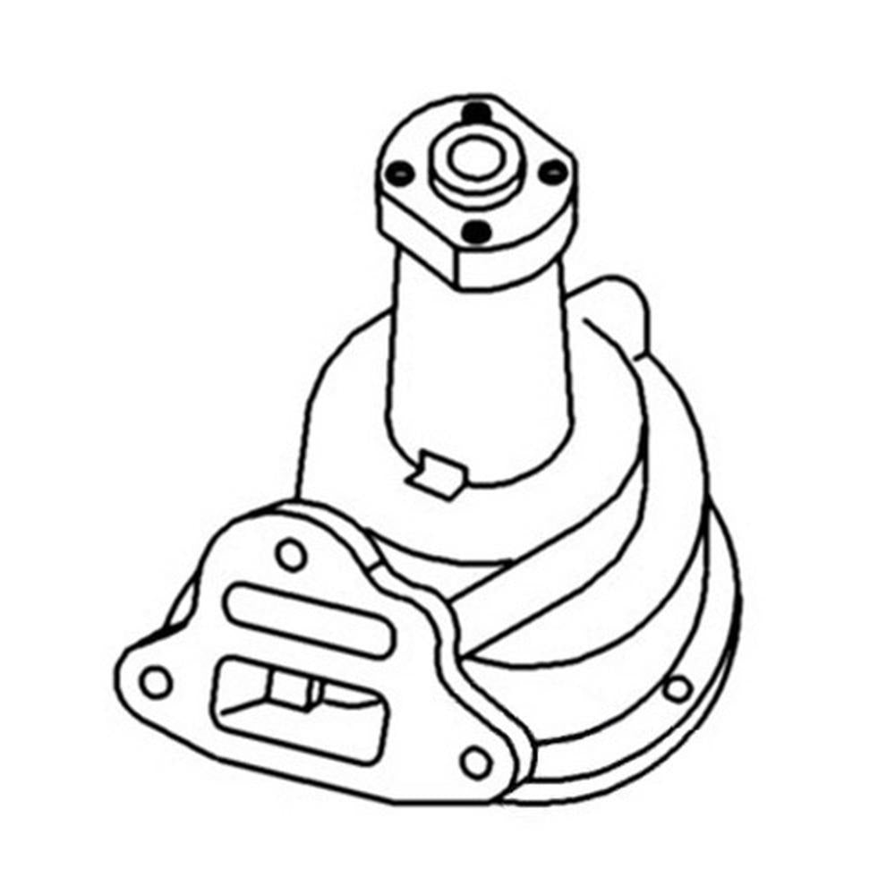 New Water Pump Fits Case SC-3 SC-4 S SO SI SC Tractors A48361