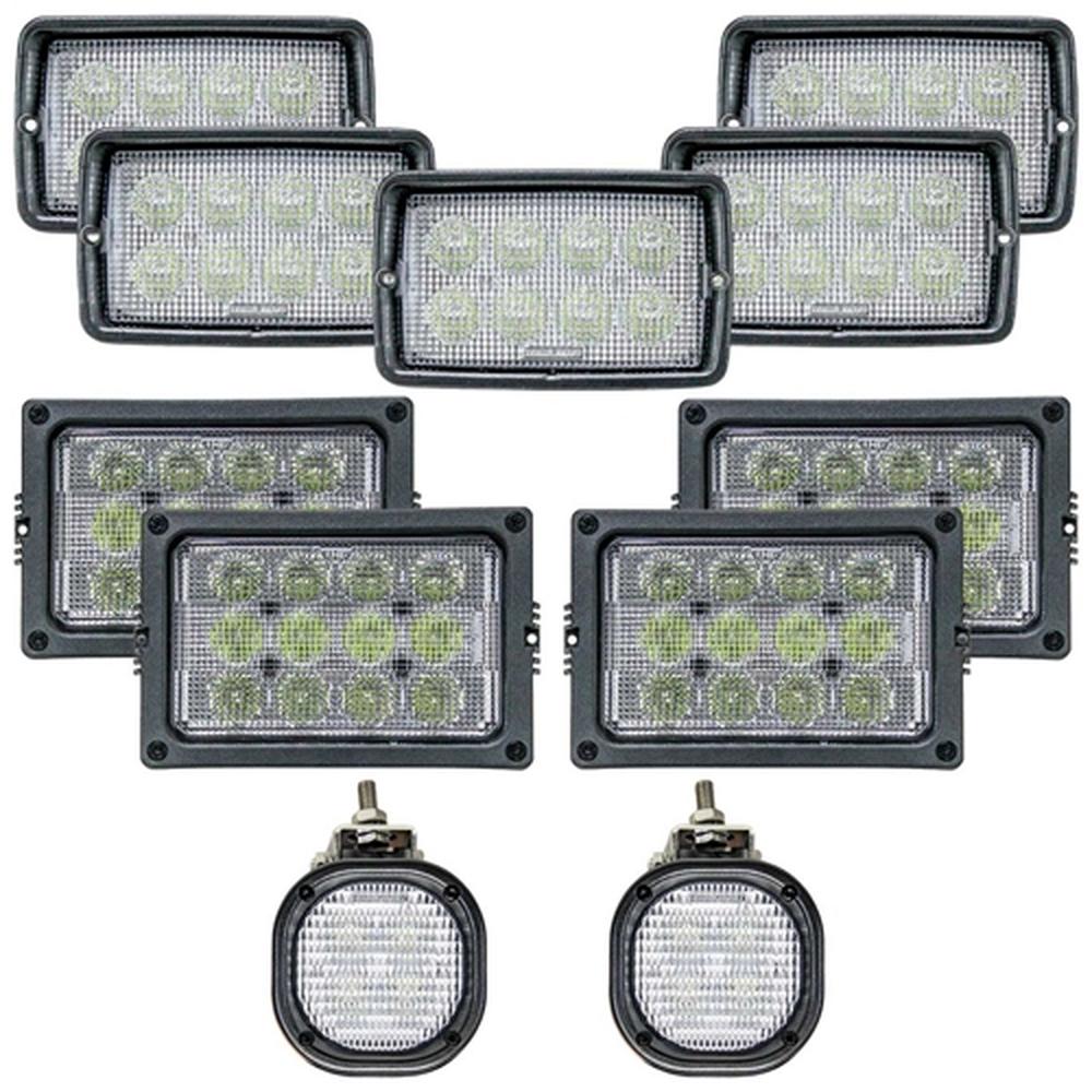 Complete Fits John Deere/MacDon M Windrower LED Light Kit