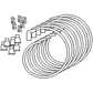 6 Cyl. Spark Plug Wire Set Fits Ford/New Holland Replaces 26A60