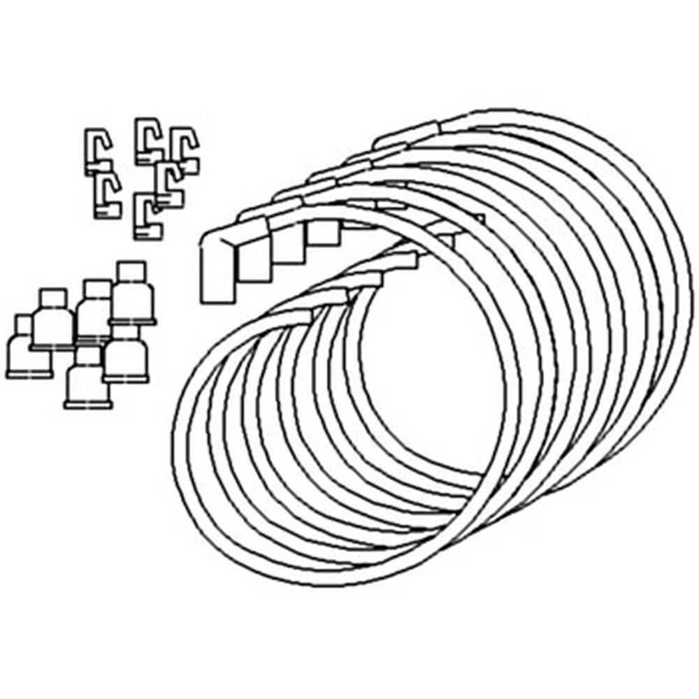 6 Cyl. Spark Plug Wire Set Fits Oliver Replaces 26A60