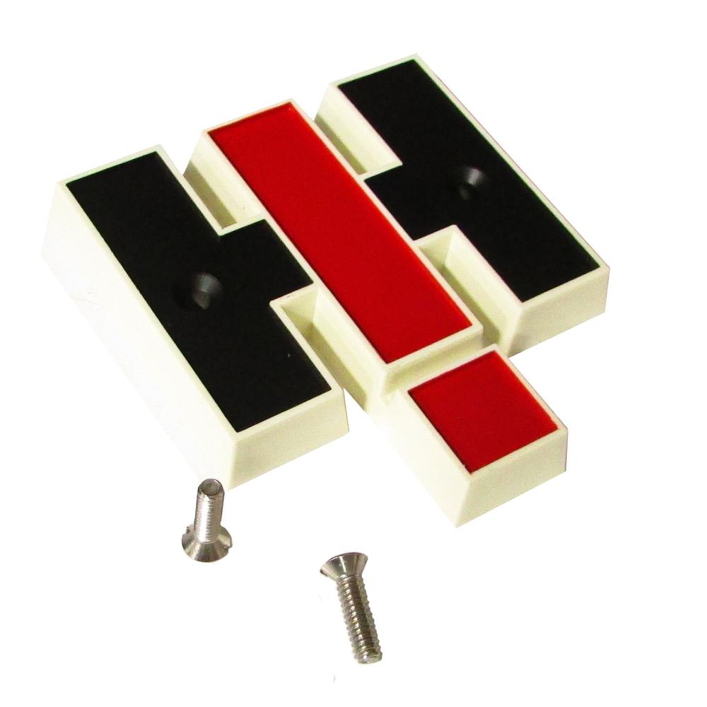 One New Plastic IH Front Emblem Fits Case, Fits Case IH, Fits IH