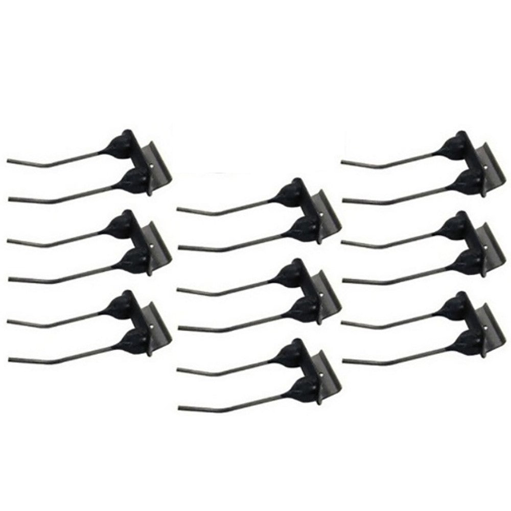 Qty 9: 2 Prong Rubber Mounted Tooth
 Fits Vermeer Replaces 1059176M1