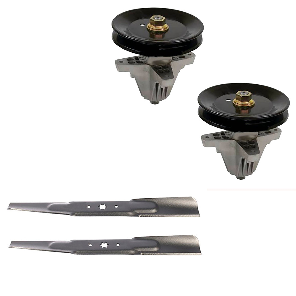 Spindle & Blade Kit Fits Troy Bilt Replaces 490-110-M108