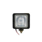12 Volt Halogen Flood Lamp for Skid Steer 4" x 4.5" Replaceable Bulb 55 Watt