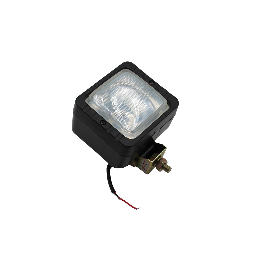 12 Volt Halogen Flood Lamp for Tractor 4" x 4.5" Replaceable Bulb 55 Watt 28A750