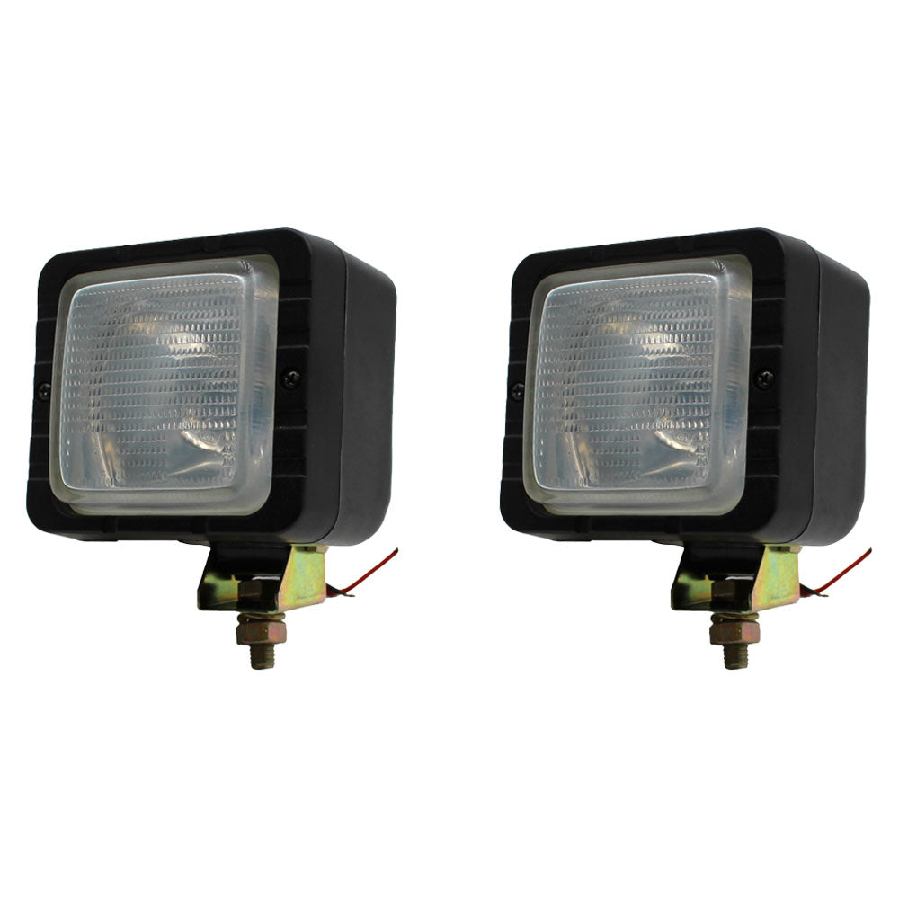 (2) Flood Lamps 28A750 12 Volt Fits John Deere Tractors