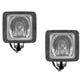 2 Pack 12 Volt Halogen Flood Lamps for Forklift 4" x 4.5" 55 Watt Bulb