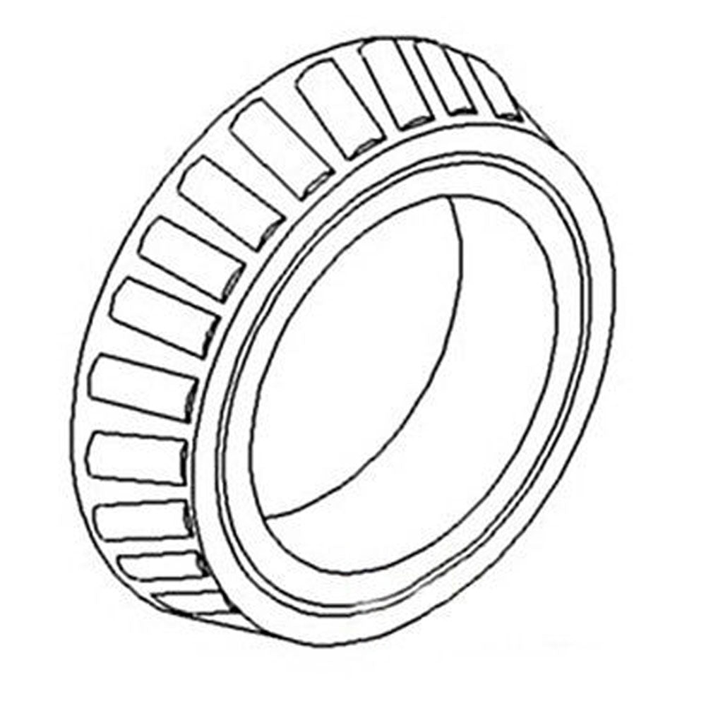 Tapered Roller Bearing Cone Fits Massey Ferguson Replaces 831343M2