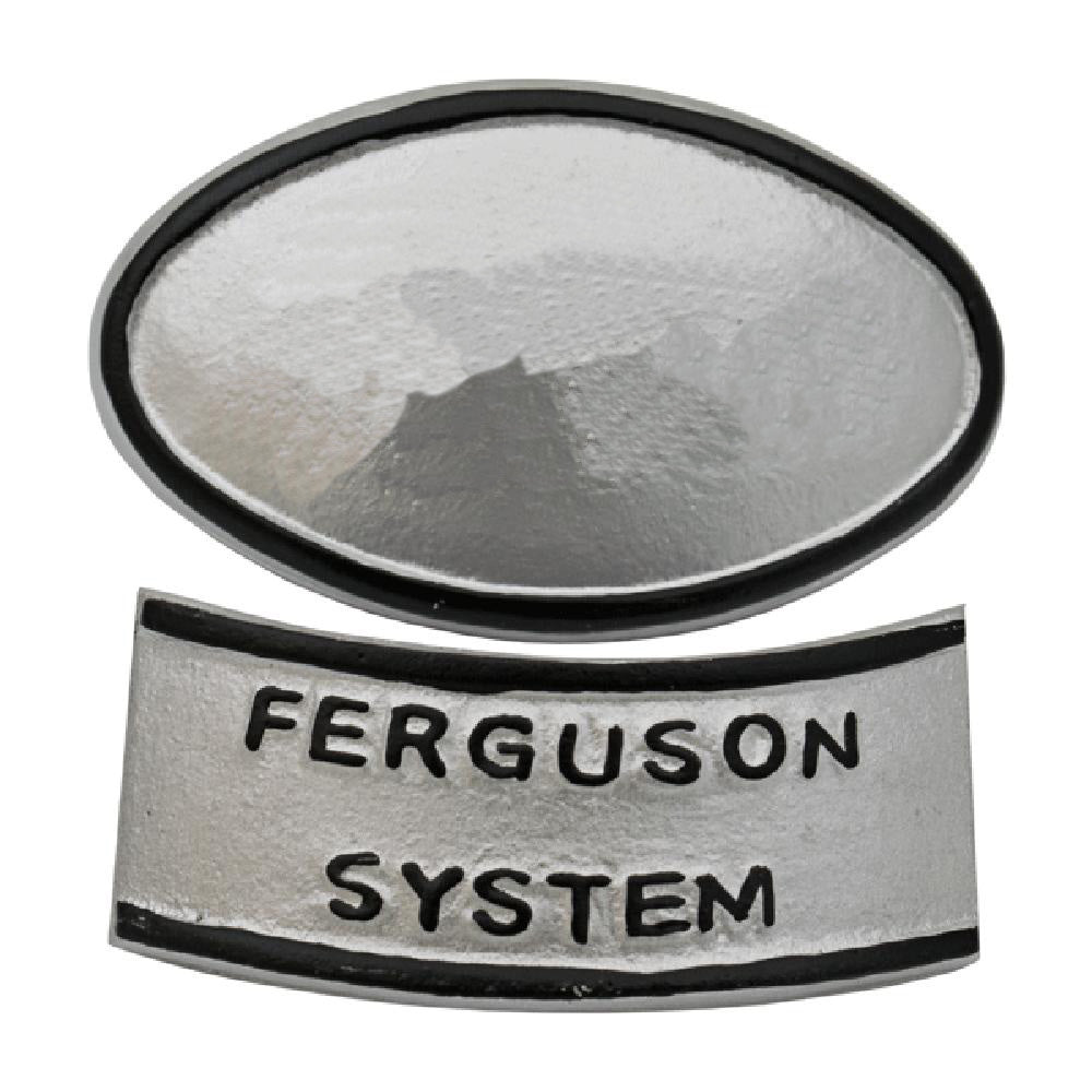 Fits Ford 9N 2N TRACTOR HOOD EMBLEM SET Fits Ferguson SYSTEM (2 piece) 2N16600