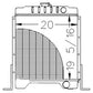 1347609C1 Radiator Fits Case 1840 1845C Skid Steer Loaders