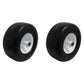 2PK Flat Free 13x6.50-6 Wheel Tire Fits Ferris 2100 3100 3200 5100 Part 5023279