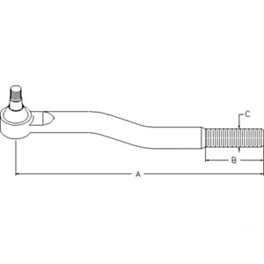 302645A1 New MFWD Tie Rod Fits Case-IH Tractor Models MX180 MX200 MX210 +