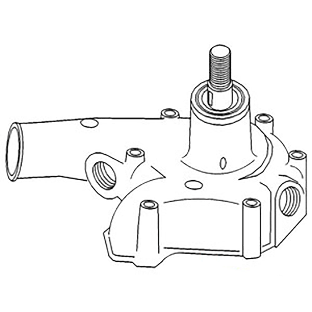 Water Pump w/ Pulley Fits Minneapolis Moline Mpl Oliver Universal Products White