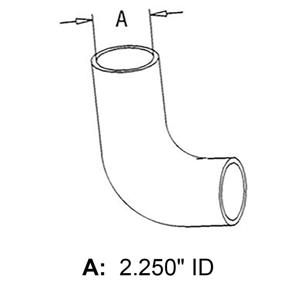 3039215M1  Fits Massey Ferguson Tractor Top Radiator Hose 2745 2775 2802 2805