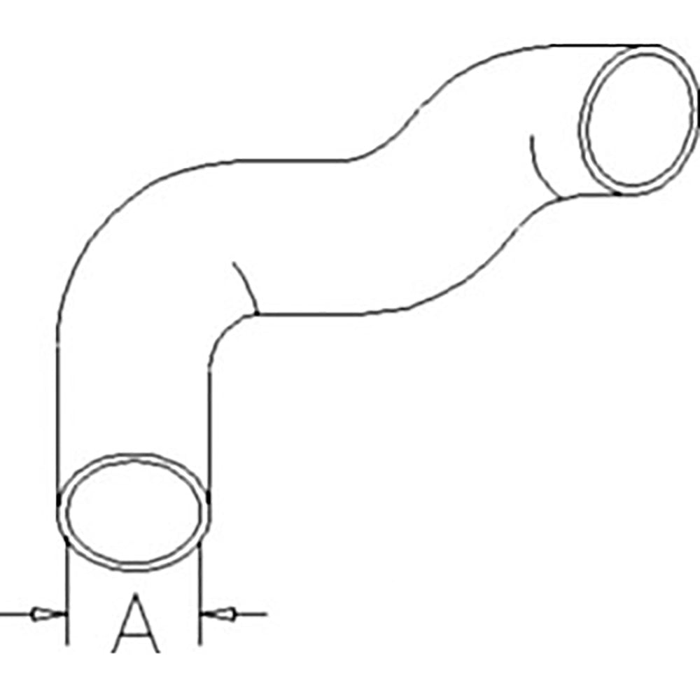 Radiator Hose - Lower Fits Massey Ferguson 2675 3525 2705 3650 2640 3545 3630